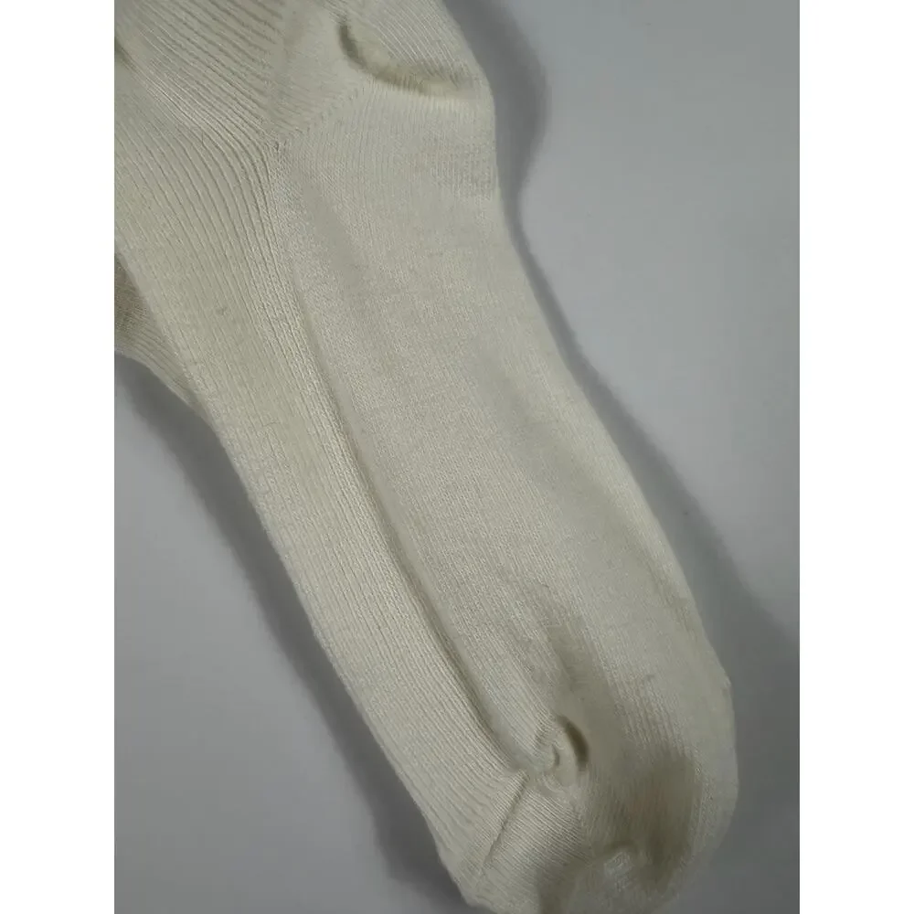 Hanna Andersson Girls Footed Cotton Tights Ivory White Size 8 Fits like size 14